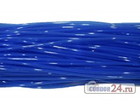Кембрик ПВХ, d.1,6мм, цв.синий.